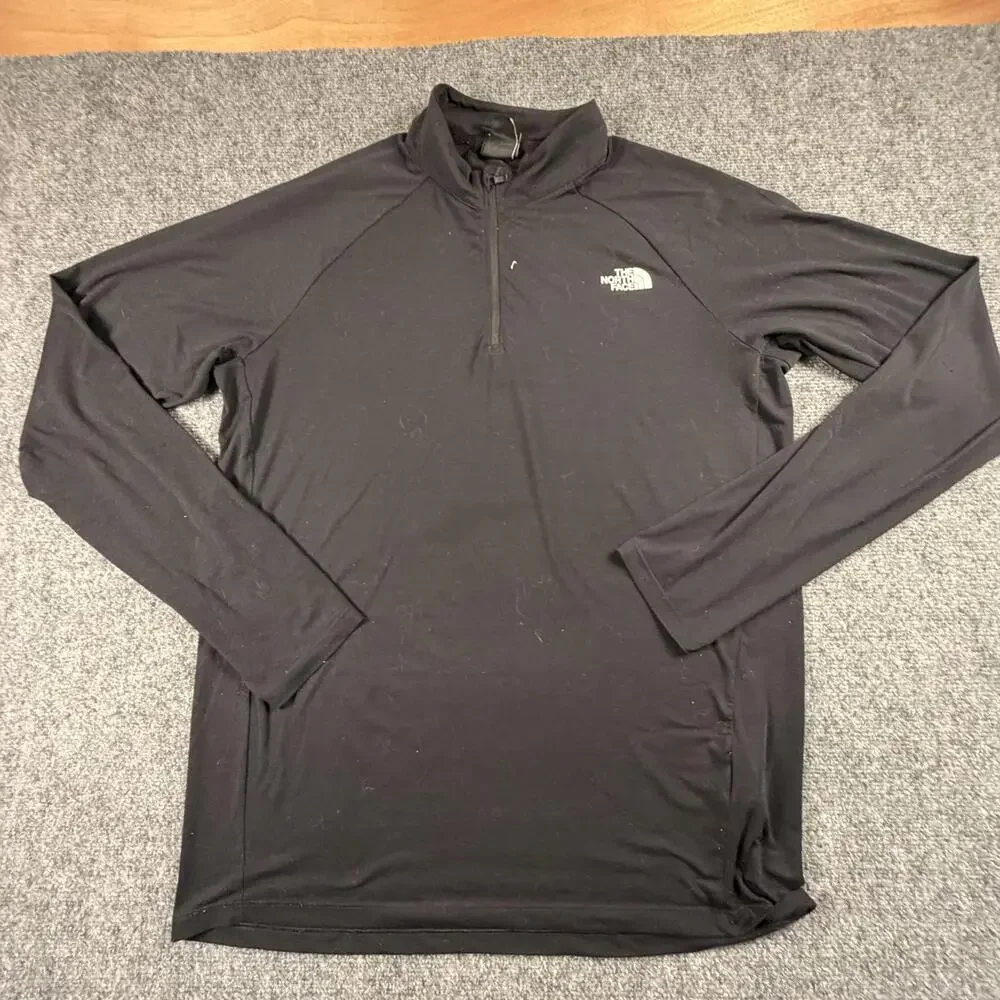 The North Face Men's Black Long Sleeve Activewear Shirt Size Large